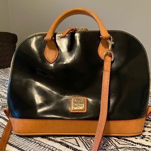 Dooney and Bourke Black Patent Leather Bag